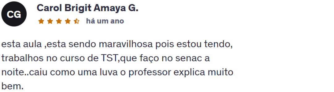 Print de depoimento 4